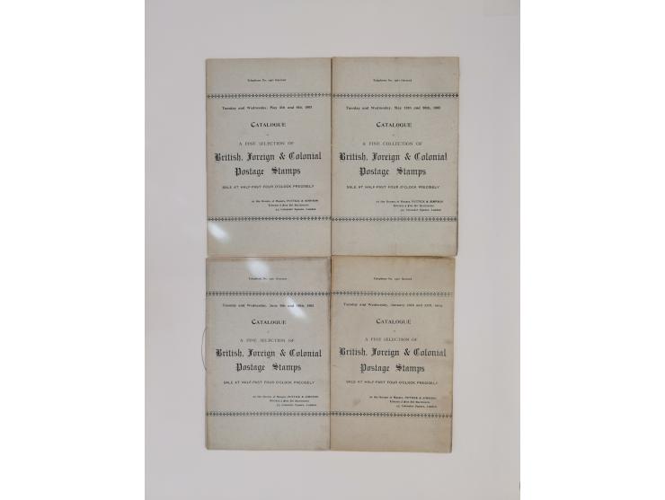 Puttick &amp; Simpson, London, 1899-1904, twenty volumes, a small number with prices realised, typical signs of wear, content