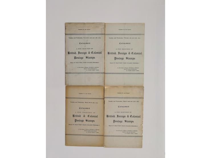 Puttick &amp; Simpson, London, 1899-1904, twenty volumes, a small number with prices realised, typical signs of wear, content