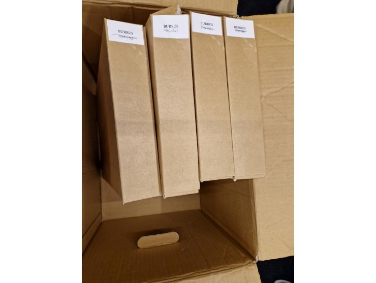 BURRUS, MAURICE; sale of his stamp collection, between 1963-1967, the largest in the world at the time, was auctioned off by 