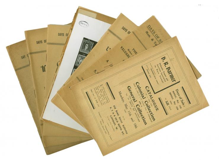 Harmers of London and of Bond Street (1921-2007), extensive and almost complete run of auction catalogues from the first Doff