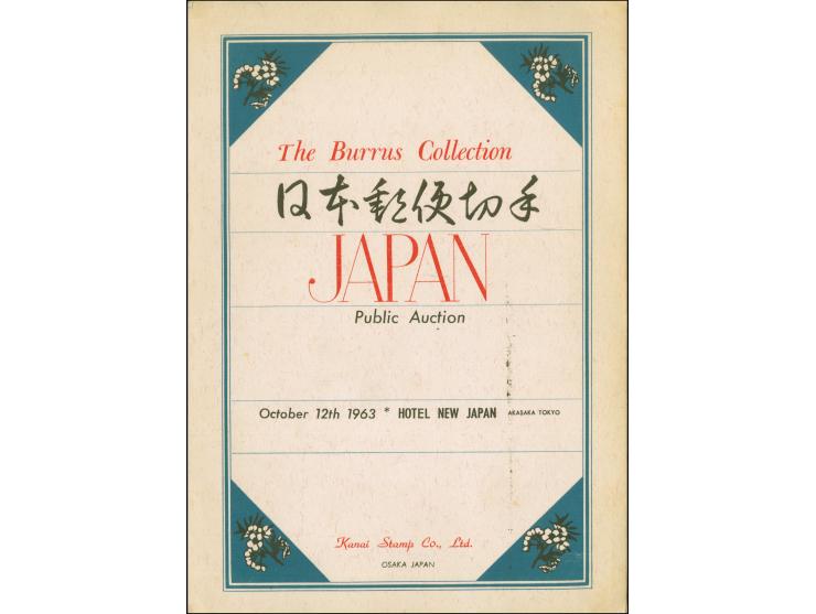 BURRUS, MAURICE; sale of his stamp collection, between 1963-1967, the largest in the world at the time, was auctioned off by 
