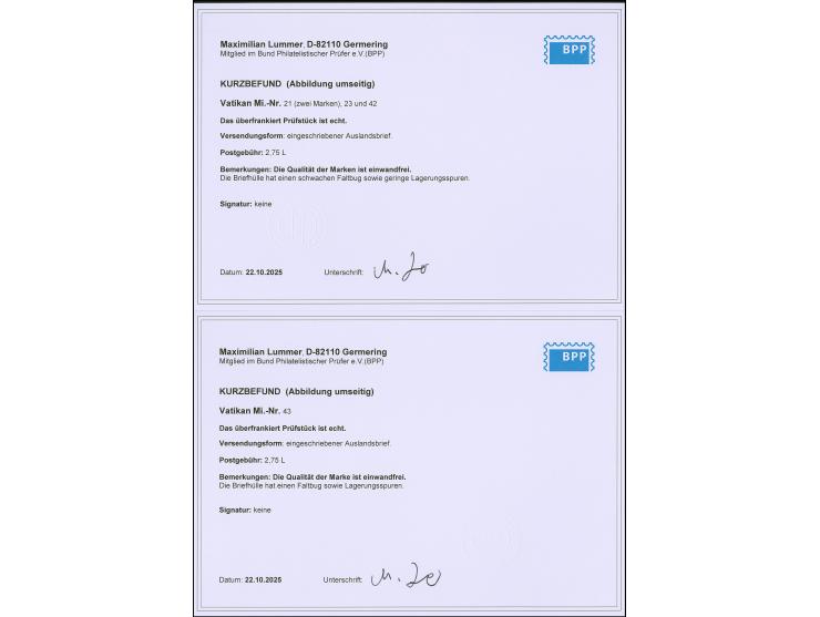 1934, Provisionals 40 c.-3,70 l. overcomplete, used on 3 registered and 6 normal covers, including one registered to Shanghai