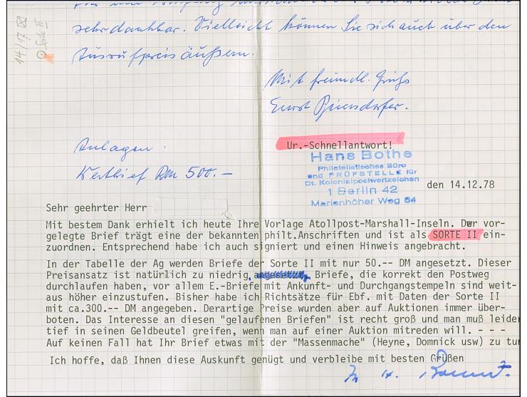 “Arno 13/1.08” handschriftliche Entwertung mit übergehendem Stempel “JALUIT MARSHALL-INSELN 28.2.00” jeweils auf Kaiseryacht 