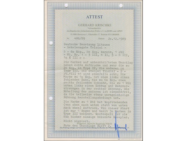 1941, Rote Arme 1 Rubel mit kopfstehendem Aufdruck in Type IIIb, mit Zufrankatur 5-60 Kopeken und Nordpol 80 Kopeken mit Stem