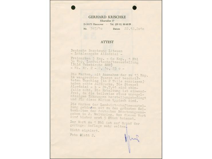 1941, Usbekische SSR 30 Kopeken zusammen mit Rote Arme 1 Rubel sowie Freimarken 5-60 Kopeken, bis auf 15 Kopeken je im waager