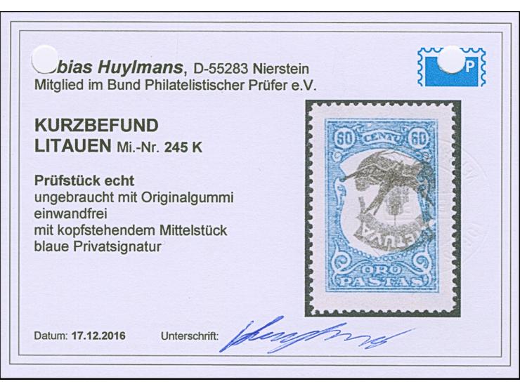 1926, Airmail 20-60 centu, small group containing 20-60 centu with “double paper variety” (20c. missing the second paper), 20