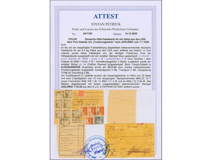 1919, Farmer and Grain store and sheaves 1m. single, 2m. irregular block of 5 and two singles and 2,5m. strip of three and si