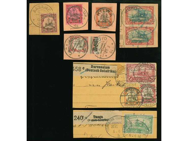 15 P. – 3 R. auf Formularausschnitten verwendet, dabei 3 R. im senkrechten Paar. Teils übliche leichte Bedarfsspuren. In dies