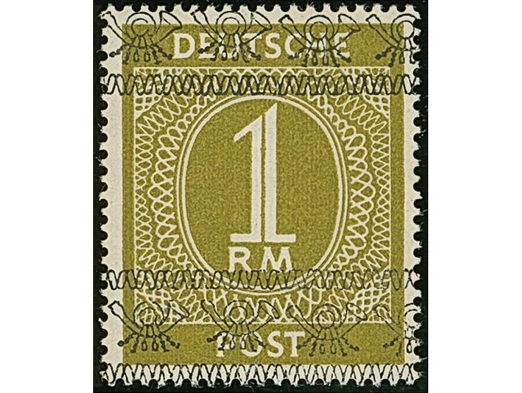 Band auf Ziffer 1 RM., postfrisch, in tadelloser Erhaltung, sign. Dr. Dub und Schlegel BPP sowie Fotoattest D. Schlegel BPP (