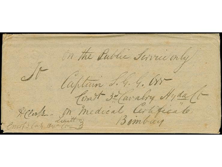 1857/58, Indian Rebellion, 4 covers (one weak in the folds) with original contens to Captain Patrick James Orr, all endorsed 