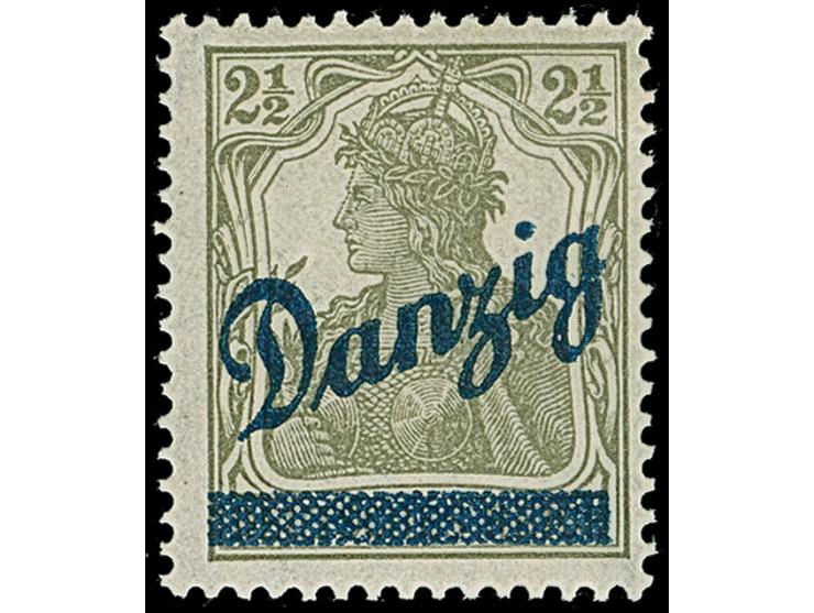 1920, Kleiner Innendienst 2½ Pfg., postfrisch, tadellos, u.a. sign. Erdwien BPP