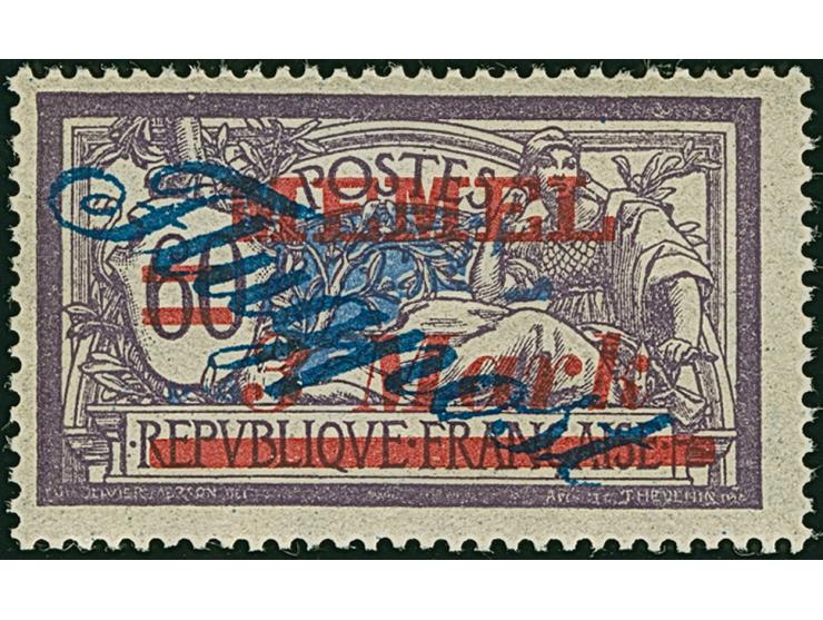 1922, Flugpost 3 Mark Steilaufdruck, postfrisch, tadellos, sign. Becker sowie Befund Erdwien BPP (2000)