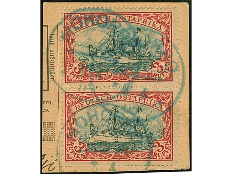 15 P. – 3 R. auf Formularausschnitten verwendet, dabei 3 R. im senkrechten Paar. Teils übliche leichte Bedarfsspuren. In dies