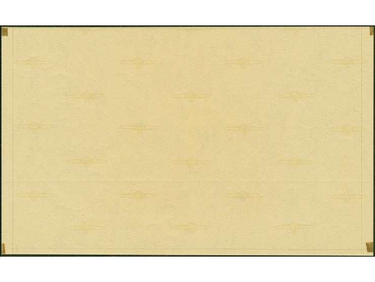 1945, Storm Division souvenir sheet, imperforate proof (230x140mm) with burelage only, mint never hinged with tiny gum marks 