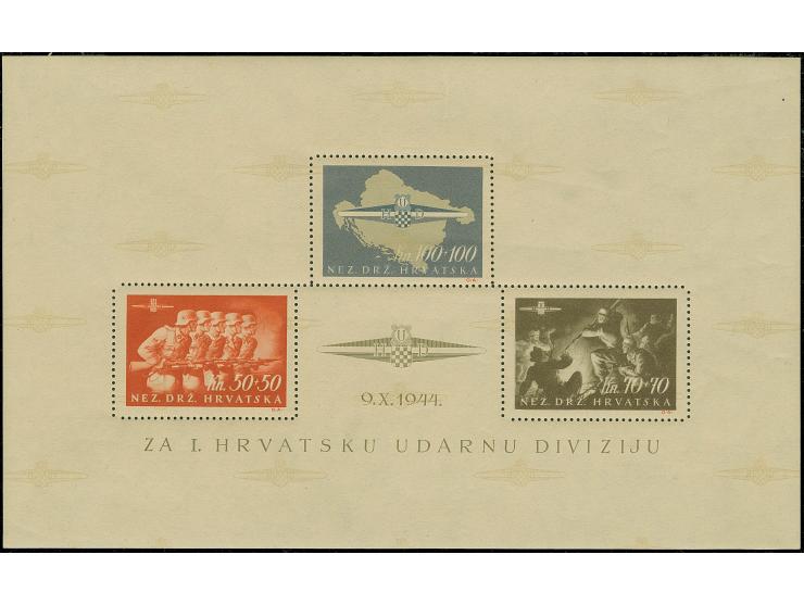 1945, Storm Division souvenir sheet, mint never hinged, fine