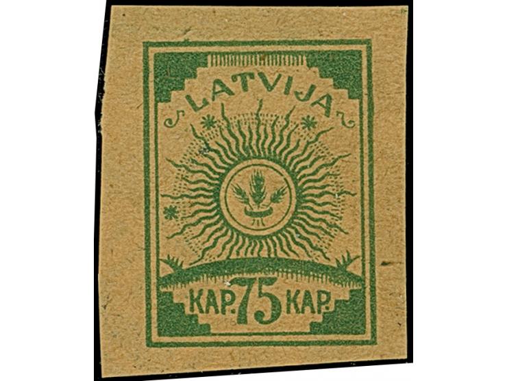 1919, Ear of corn 3-75 kopeks, in issued colors on multicolored label paper, 20 k. in addition on blue and red label paper, w