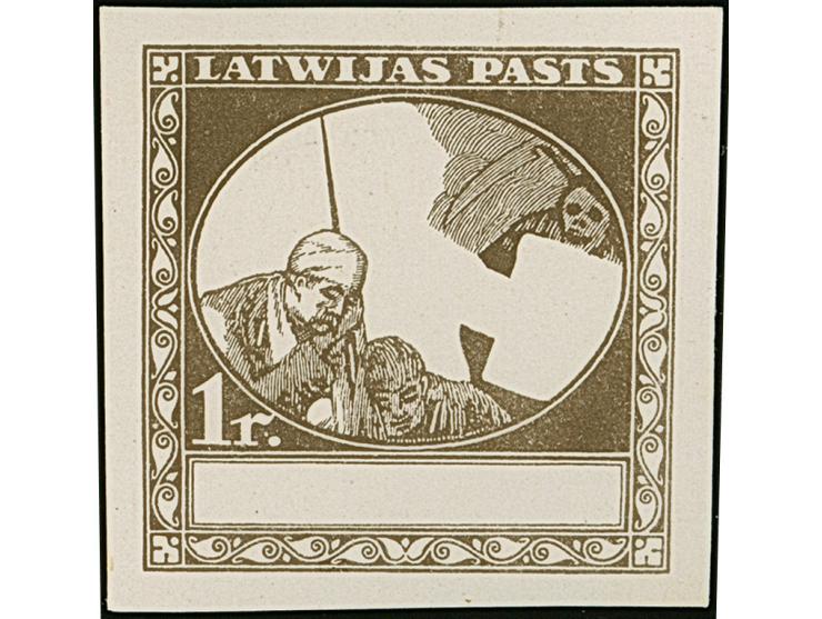 1920, Red Cross 20 kopeks -1 rubel red on chalky paper, frame only, without gum, scarce, 40 kopeks small stained spot, otherw