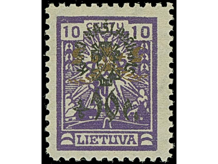 1926, War Orphans +5 on 10c., watermark “parquet”, inverted surcharge, mint never hinged, fine, signed Lissiuk and certificat