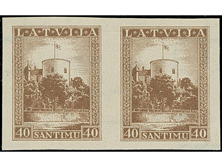 1934, New Constitution 3-40s., archive proofs, imperforated horizontal pairs, without gum, scarce, fine