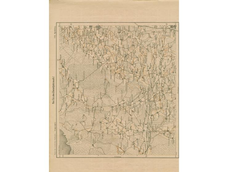 1919, Ear of corn 10 kopek red, imperforated, complete sheet on map U15 Rjeshitza, mint never hinged, very minor edge wrinkle