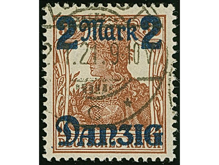 1920, 2 M. ohne Netzunterdruck, sauber gestempelt, tadellos, Fotoattest Gruber (2016; für Mi.-Nr. 43 III)