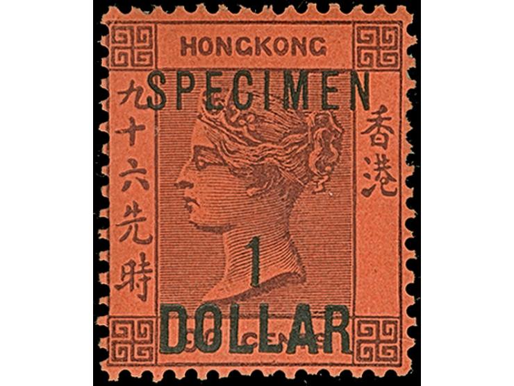 1891, surcharges 20 c. on 3 c., 50 c. on 48 c. and 1 $. on 96 c., all with “SPECIMEN” overprint, unused with original gum, 20