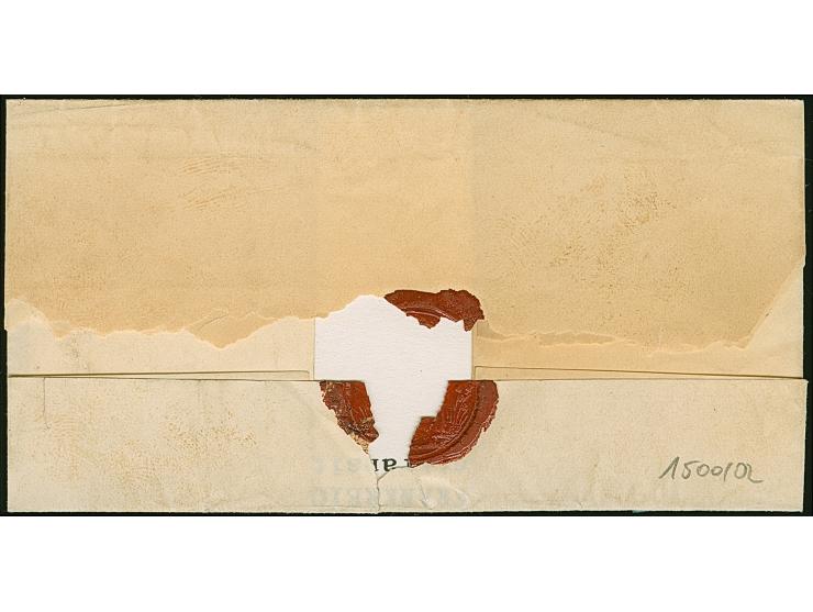 ½ Ngr. auf grau und 2 Ngr. auf blau, erstere unten links minimal berührt, sonst soweit sichtbar voll- bis breitrandig, mit sa