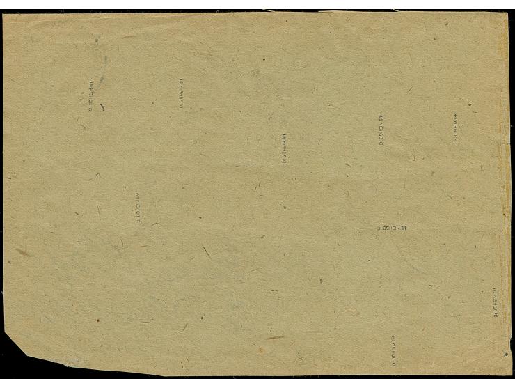 “29/Loburg” auf 6-12, 16, 24, 25, 40 und 80 Pfg., dabei u.a. die 25 Pfg. mit Oberrand sowie 40 Pfg. mit rechtem oberen Bogenr