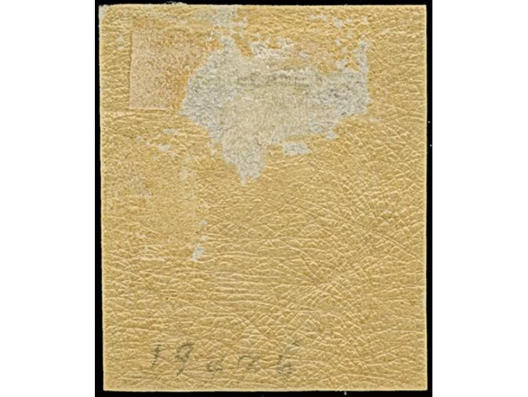 5 Ngr. rostbraun, der sogenannte Farbfehldruck, farbfrisch und voll- bis breitrandig, ungebraucht mit Originalgummi und größe