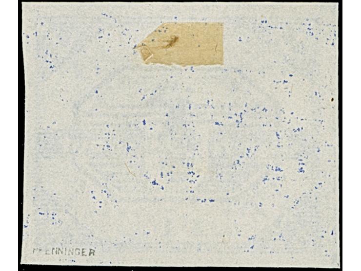 Hela mit Plattenfehler 'Torpedoschuss', ungummiert wie verausgabt, signiert Pfenninger