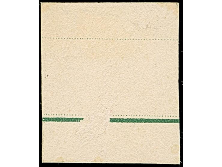 1865, Duloz issue 25 piaster orange proof on very thick paper (Isfila unrecorded), well margins and very fresh color, green c