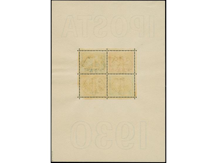 1930, IPOSTA-Block, postfrisch, in einwandfreier Erhaltung, signiert D. Schlegel BPP mit Fotoattest (2000)
