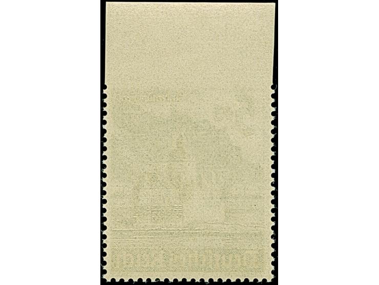 1940, WHW Bauwerke 5 Pfg. oben ungezähnt mit Oberrand, postfrisch, in tadelloser Erhaltung, unsigniert mit Fotoattest D. Schl