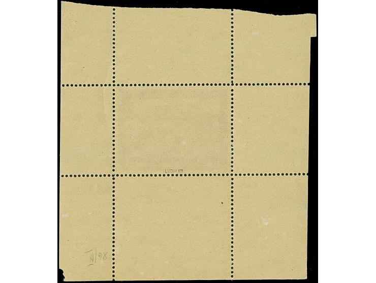 1941, &nbsp;Kameradschaftsblock 24Pfg. als gezähnter Probedruck in Rosakarmin als Einzelabzug im Blockformat (81 x 88 mm) mit