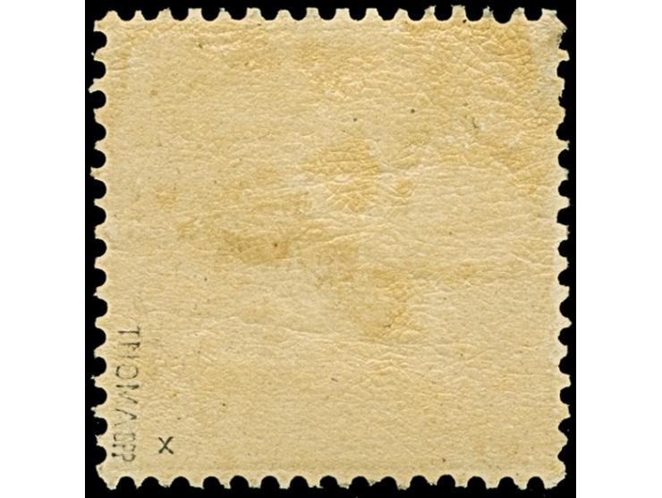 3 Kr. gelb, farbfrisch und sehr gut gezähnt, ungebraucht mit nicht originalem Gummi. In ungebrauchter Erhaltung sehr selten. 