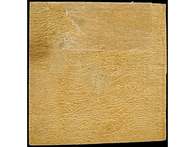 6 Kr. bläulichgrün, schöne tiefe Nuance, für diese Ausgabe sehr gut geschnitten, meist breitrandig, &nbsp;ungebraucht mit nic