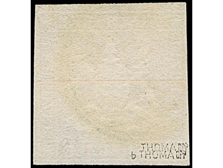 9 Kr. dunkelkarmin, farbfrisch und für diese Ausgabe sehr gut geschnitten, sauber entwertet durch Kreisstempel "FRIEDRICHSHAF