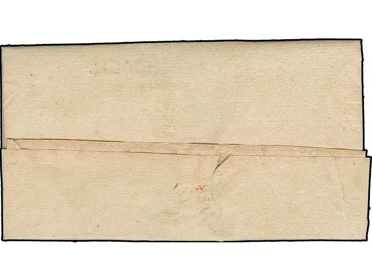 1773, "DE GENGENBACH", L1 sehr schön abgeschlagen auf komplettem Faltbrief an einen Major nach Schloss Solitude bei Ludwigsbu