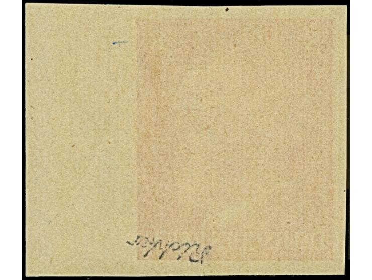 1941, Hitler 8 Pfg. ungezähnt, Randstück, postfrisch und in tadelloser Erhaltung. Randstücke dieser Abart sind selten, signie