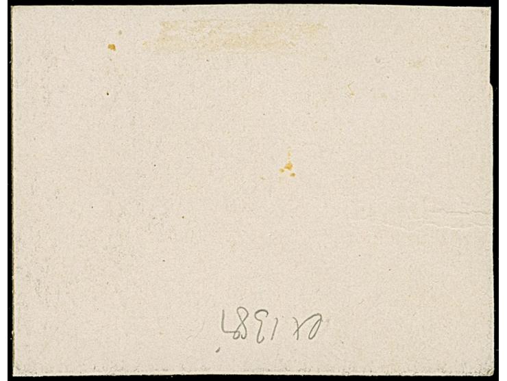 1943, Sonderstempelmarke 3 Pfg. &nbsp;als gezähnter Probedruck in Schwärzlichsepia mit Linienzähnung 14½ auf Vorlagekartontei