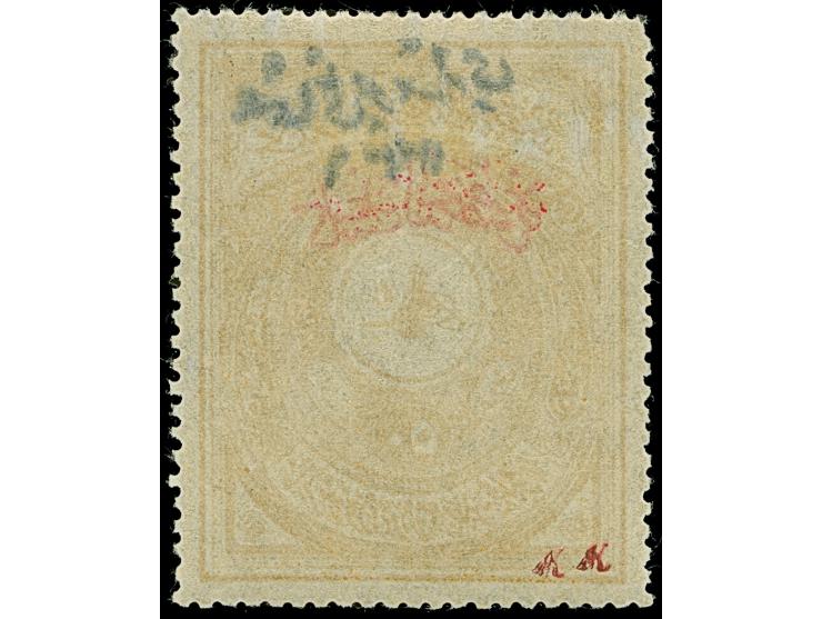 1920, Notarial Fiscal 50 pia. ochre, unused with good perforation for this issue, excellent centered, issued only 3,000 stamp