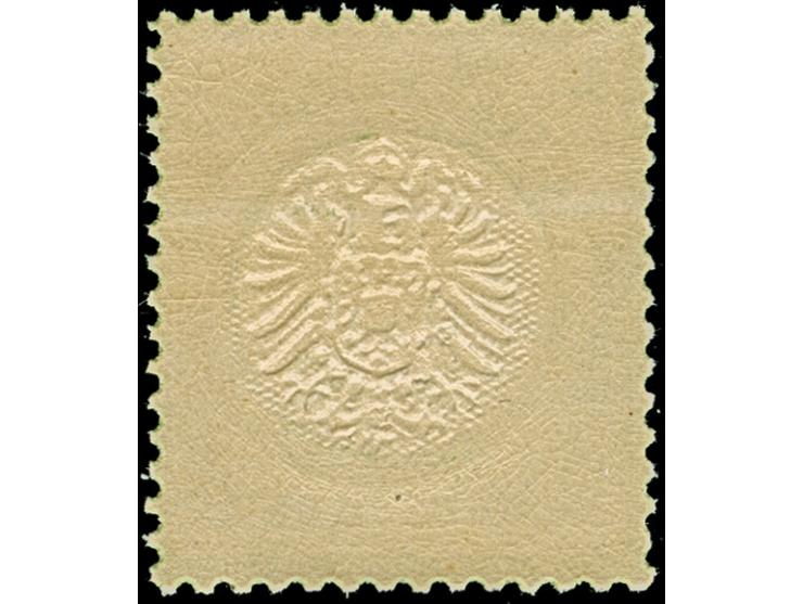 ⅓ Gr. grünlicholiv, farbfrisch, sehr gut und erhaben geprägt und gut gezähnt, postfrisch, in tadelloser Erhaltung, unsigniert