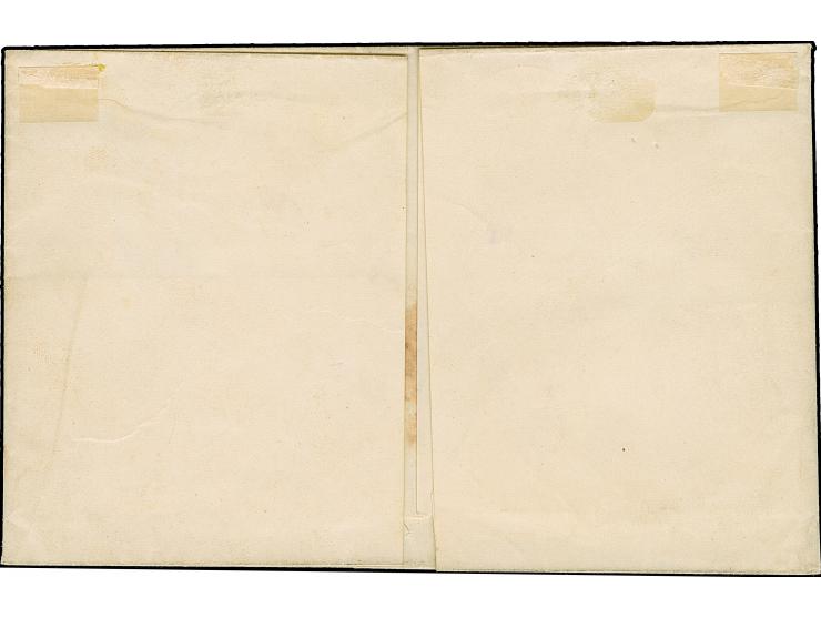 "29" auf 3 Kr. auf grün, mit klar nebengesetztem DKr. DURMERSHEIM/G. B./21./5." auf Briefhülle nach Karlsruhe. Ein seltener S