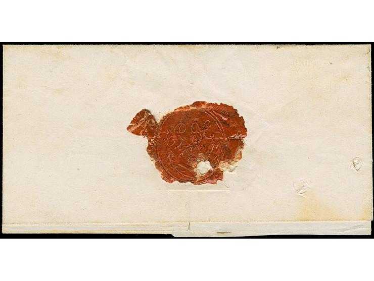 "172" sauber auf 3 Kr. auf grün in ausgabetypischem Schnitt, teils überrandig, mit sauber nebengesetztem DKr. "WEITERDINGEN 5