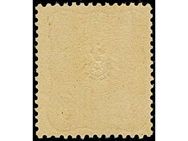 25 Pfge (dunkel)gelbbraun, ist farbfrisch und gut gezähnt. Die ungebrauchte Marke ist in tadelloser Erhaltung, unsigniert mit