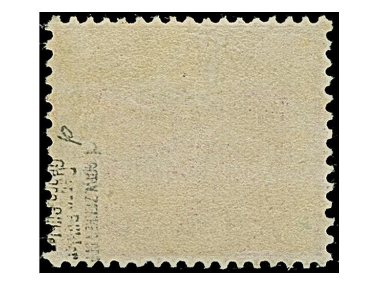 1889, 2 M. lebhaftraulila, ist farbfrisch und gut gezähnt. Die ungebrauchte Marke ist in tadelloser Erhaltung, doppelt signie