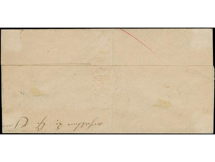 "176" klar lesbar abgeschlagen auf 3 Kr. Auf grün, oben rechts leicht berührt, sonst voll- bis überrandig, mit sauber nebenge