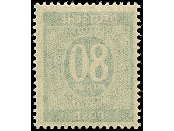 1946, Ziffer 80 Pfg. dunkel(grau)violettultramarin, postfrisch und in tadelloser Erhaltung, unsigniert mit Fotobefund Bernhöf