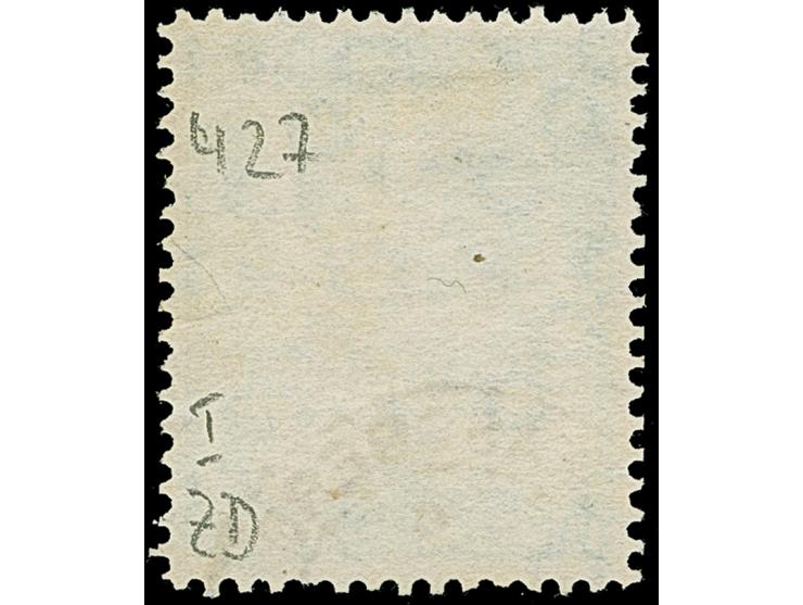 1 M. mittelgelblichgrün, Type I, gezähnt L 11 : 11½ und mit Wasserzeichen 1Z (Bogenfeld 427), sauber gestempelt mit verkürzte