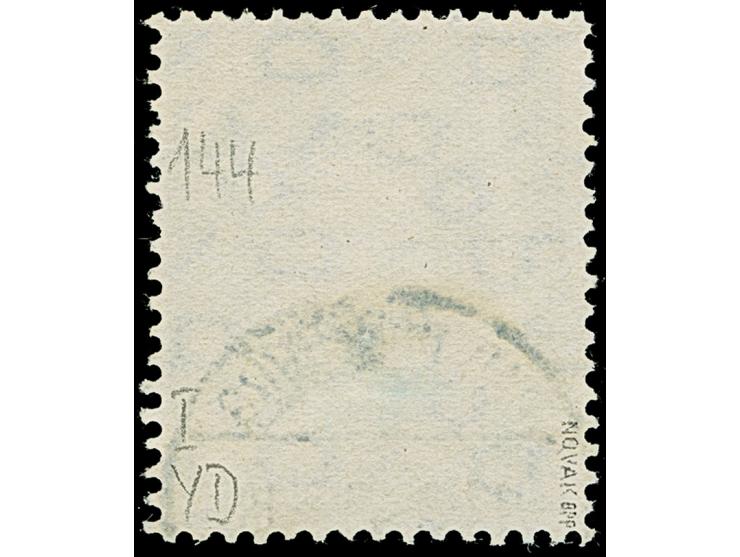 2 M. violettgrau, Type I, gezähnt L 11 : 11½ und mit Wasserzeichen 1Y, sauber gestempelt und in tadelloser Erhaltung. Ein sch